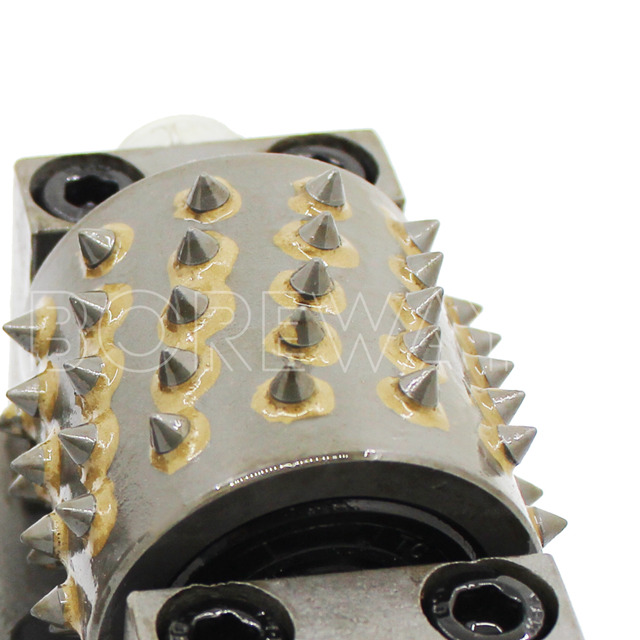 Horseshoe Type Diamond Bush Hammer Roller for Granite Manufacturer