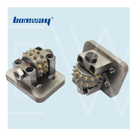 China 30 Teeth Rotary Bush Hammer Roller With Lavina Blank Manufacturer 6565