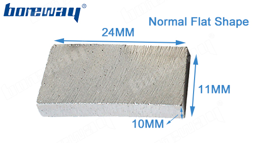 Boreway D2000mm Diamond Flat Saw Blade Segment For Cutting Granite Marble Sandstone Limestone 