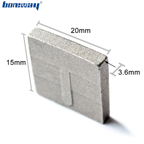 Silver welded cutting segments