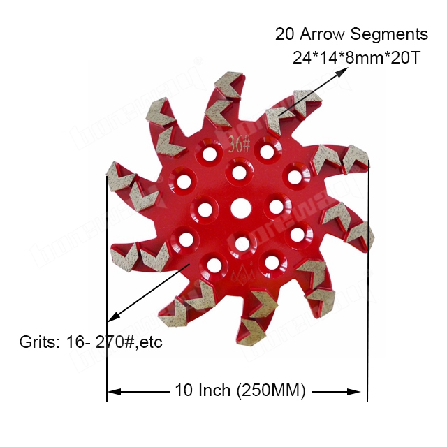 10 Inch Concrete Grinding Pads