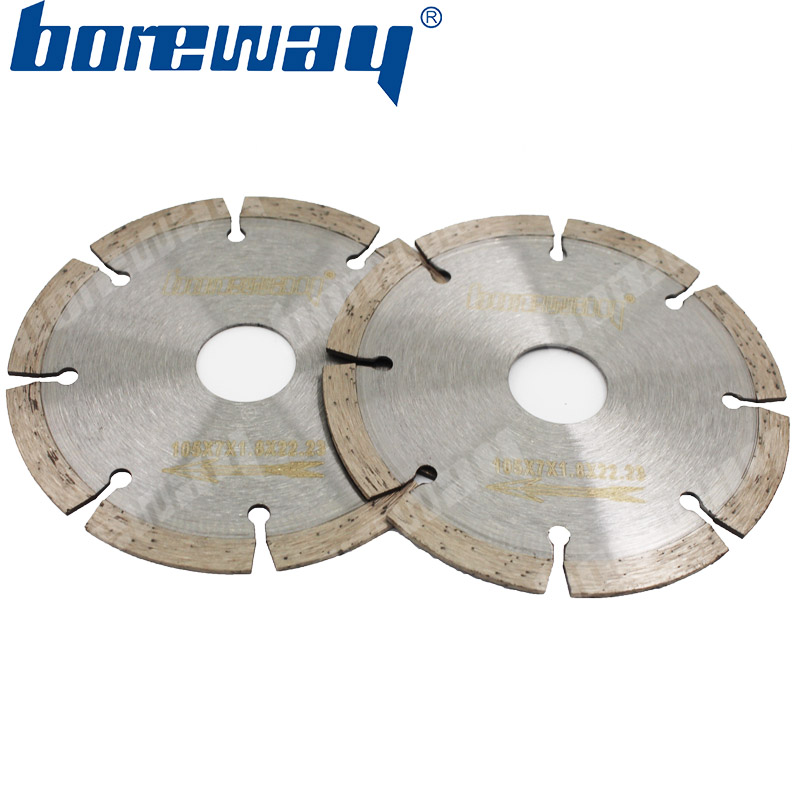 D105x7x1.8x22.23MM Small Stone Saw Blade with 105 Ordinary Tooth Keyhole