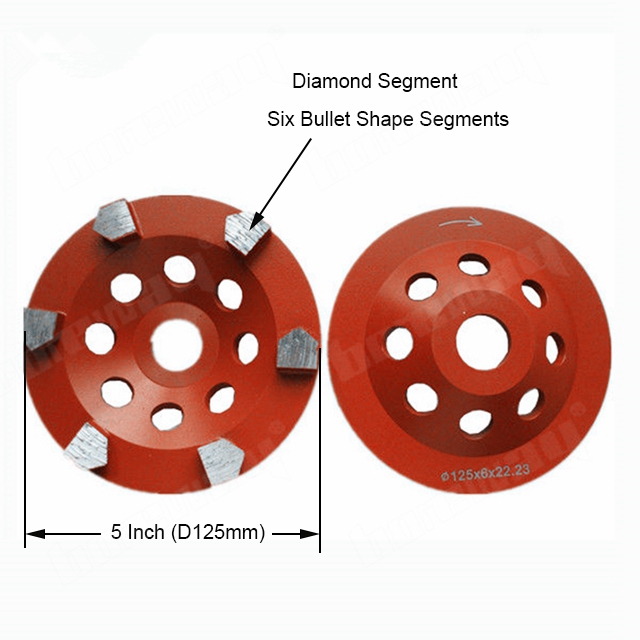 125mm Diamond Grinding Cup Wheel