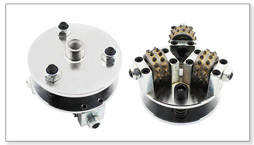Diamond Rotary Tool Bush Hammer Plates M14 Threaded Making Litchi Surface For Stones 11