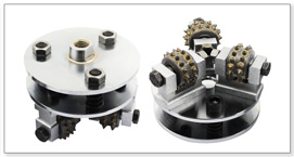 Diamond Rotary Tool Bush Hammer Plates M14 Threaded Making Litchi Surface For Stones 22