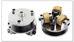 Diamond Rotary Tool Bush Hammer Plates M14 Threaded Making Litchi Surface For Stones 33