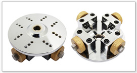 Diamond Rotary Tool Bush Hammer Plates M14 Threaded Making Litchi Surface For Stones 45