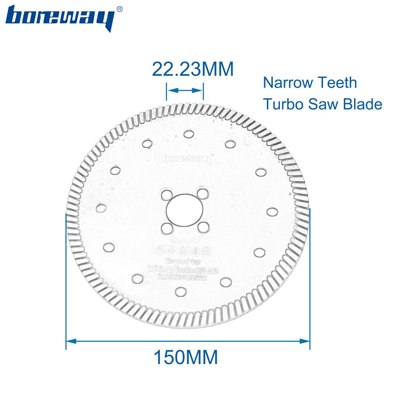 150mm 6 inch Diamond Dry Cutters Turbo Blade