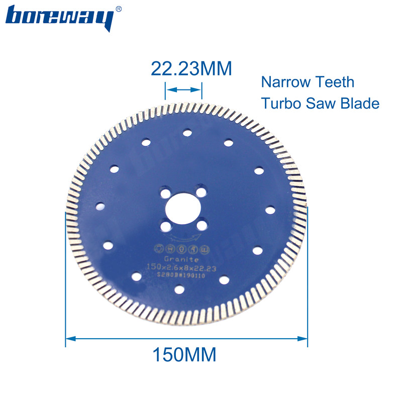 150mm 6 inch Diamond Dry Cutters Turbo Blade