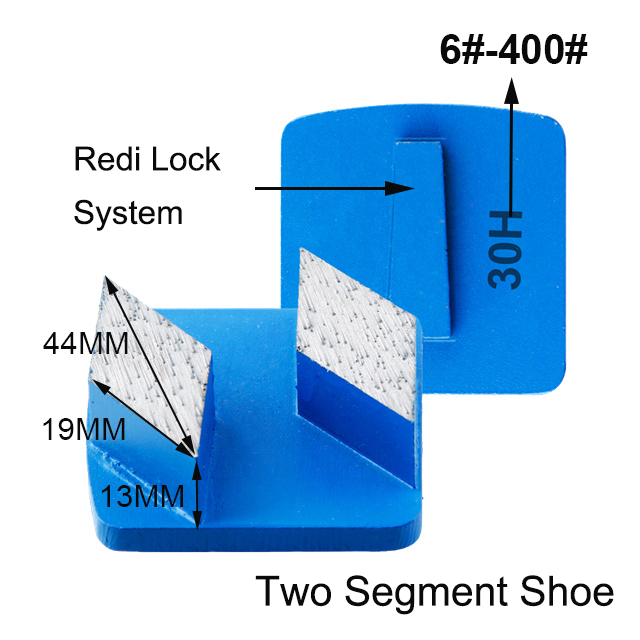 Redi Lock System Blue Quick Lock Metal Grinding Block