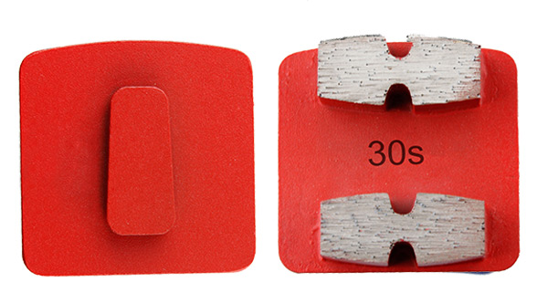 30# Diamond E Segment Redi Lock Concrete Polishing Pads For Husqvarna Grinder Suppliers
