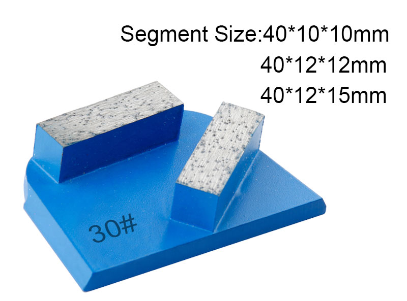 Double Bar Segments Concrete Grinding Discs