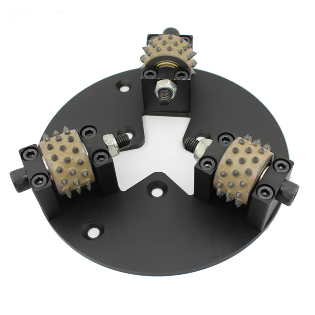 230mm*3T*45S Litchi Surface Finishing Tungsten Carbide Segment Bush Hammer Disc For Htc Floor Grinder Manufacturer