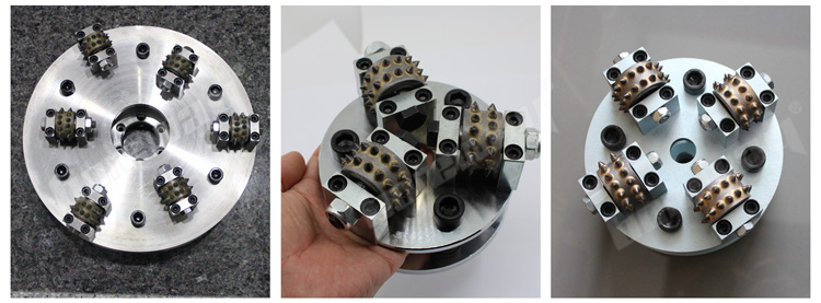Grinding Litchi Surface Bush Hammer Roller