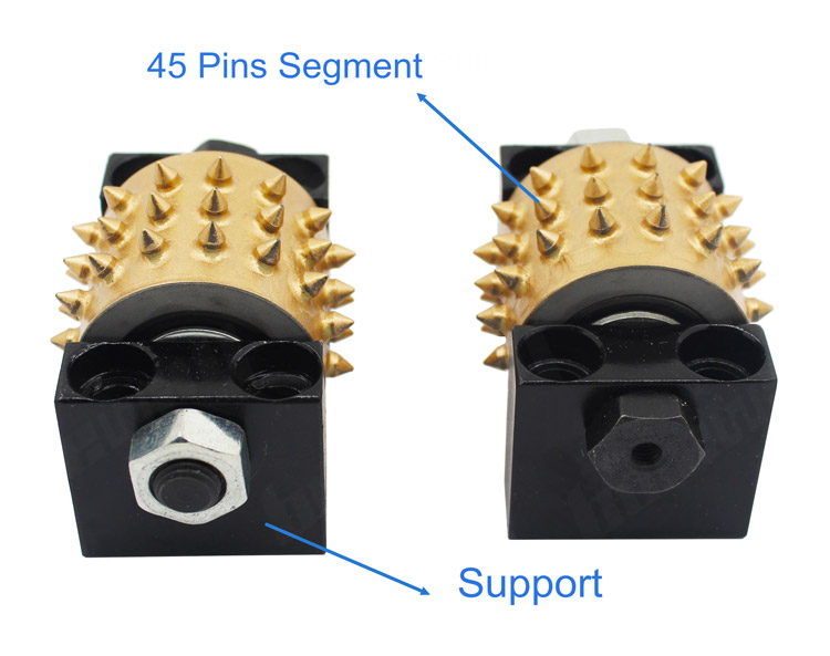 Tungsten Carbide Alloy Bush Hammer Rollers