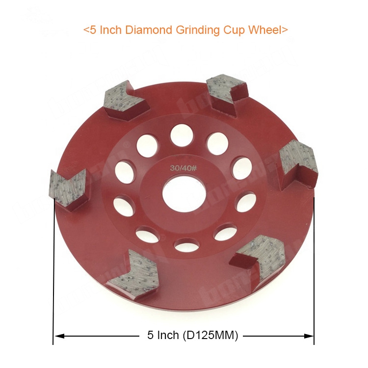 5 Inch Diamond Grinding Cup Wheel