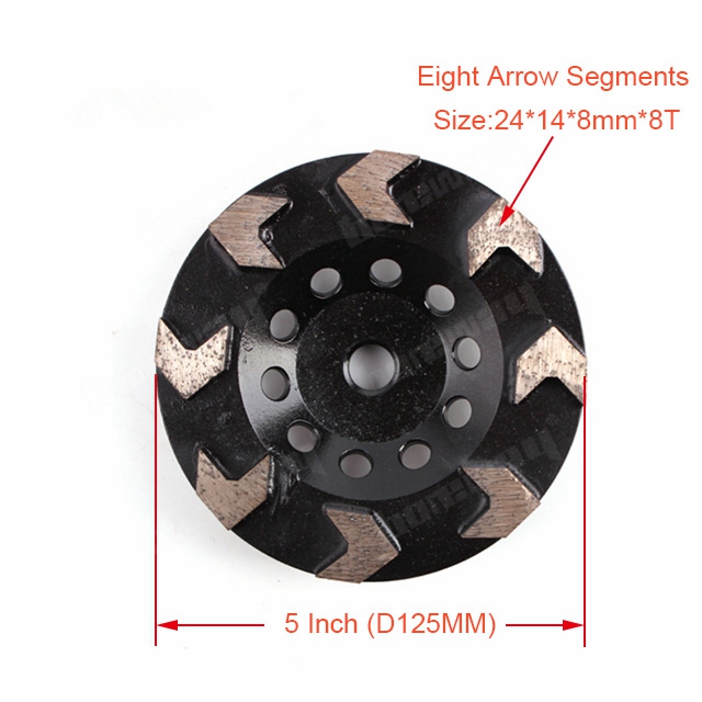 5 Inch Diamond Grinding Cup Wheel