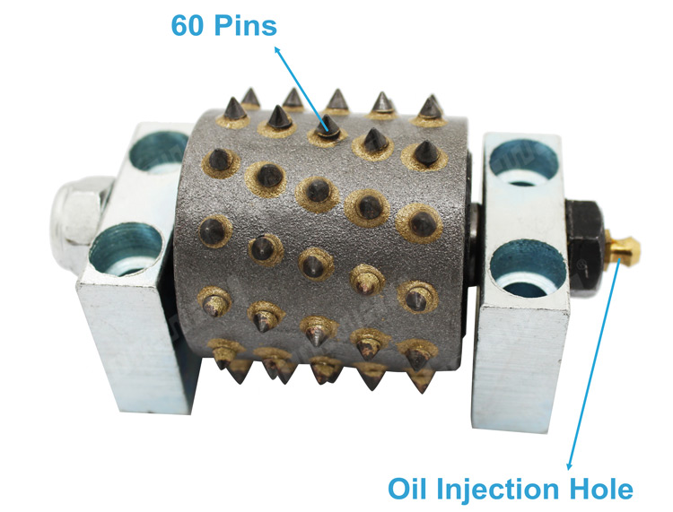 Factory Sales 60s Grinding Litchi Surface Bush Hammer Rollers