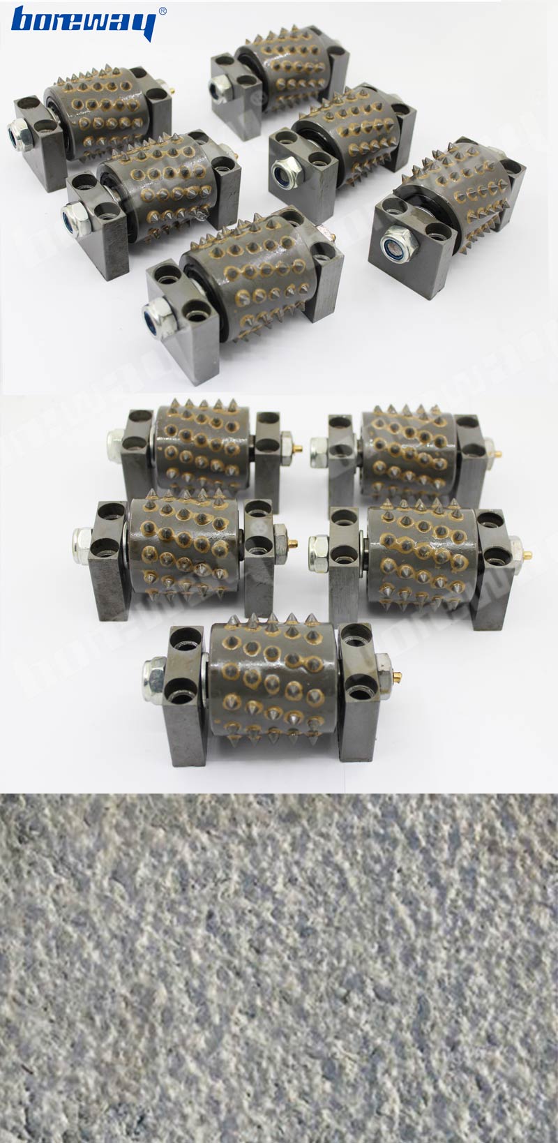  Factory Price Diamond Litchi Surface Head