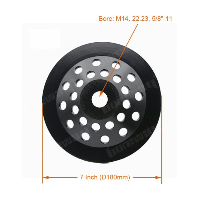 7 Inch Diamond Grinding Cup Wheel