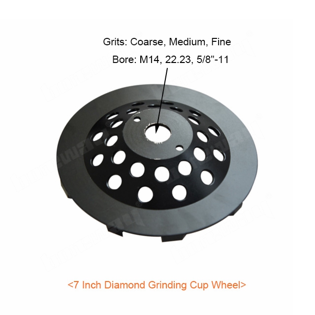 7 Inch Diamond Grinding Cup Wheel