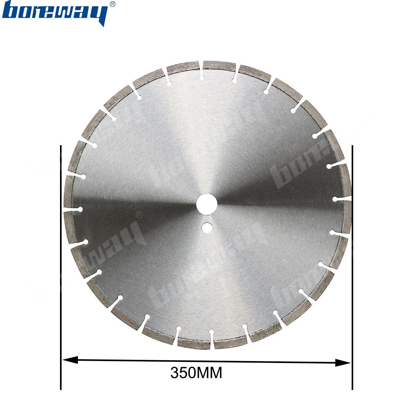 Boreway 350mm Laser Welded Sharp Diamond Cutting Disc For Concrete