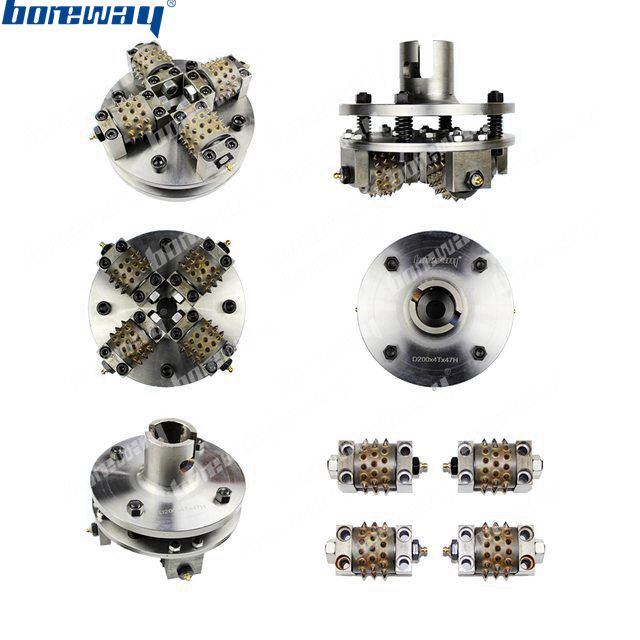 Boreway 45S Diamond carbide tip bush hammer tools rollers for granite marble concrete01