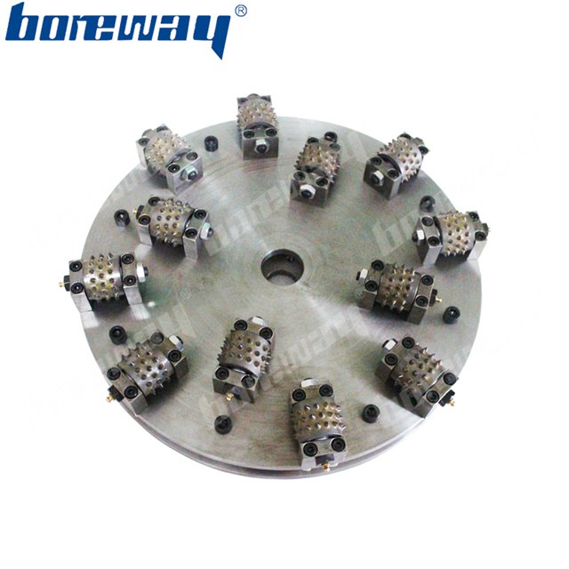 Boreway 45s Litzhi Surface Bush Hammer Alloy Roller for Surface Grinding01