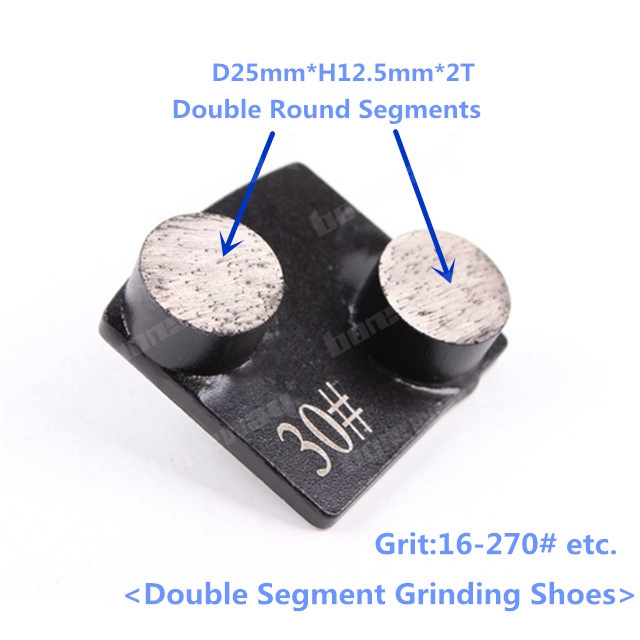 Double Segment Grinding Shoes