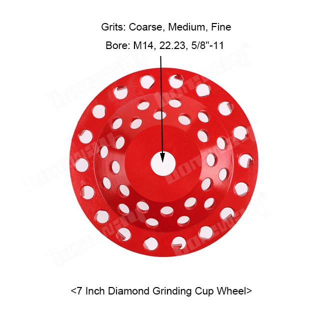 Eighteen Arrow Segments Grinding Disc