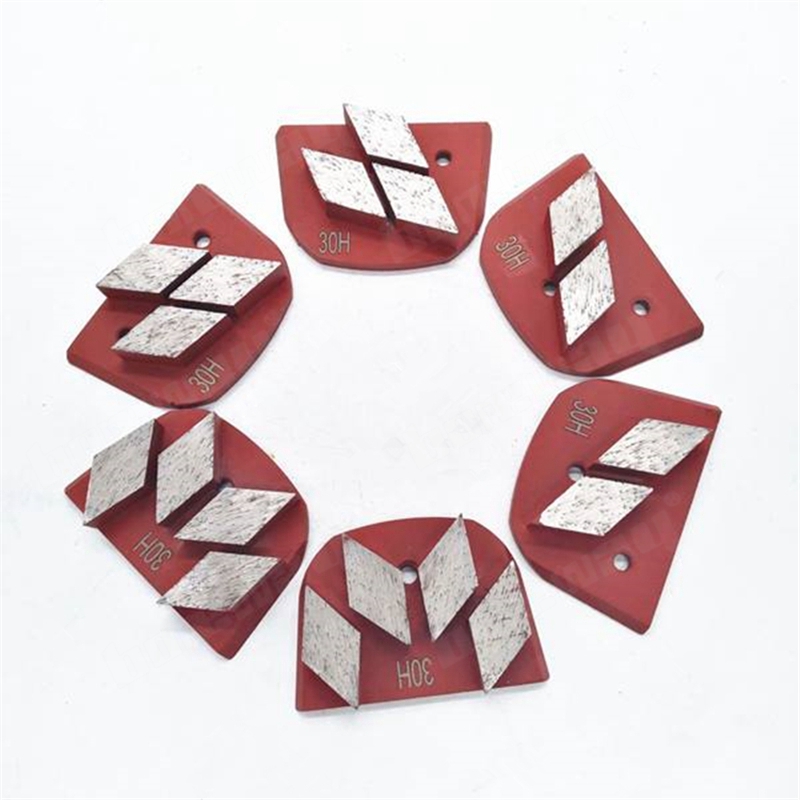 Four Rhombus Segments Grinding Shoes