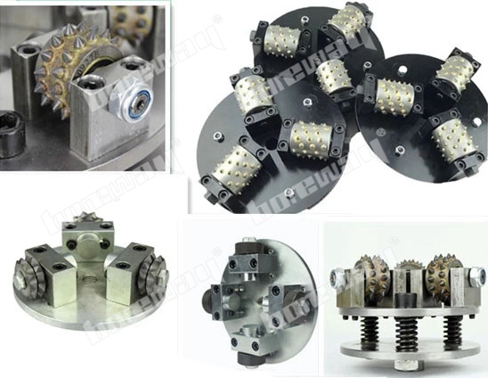 Frankfurt Bush Hammer Roller For Litchi Surface