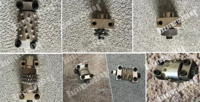 Frankfurt shape bush hammer roller for marble and granite