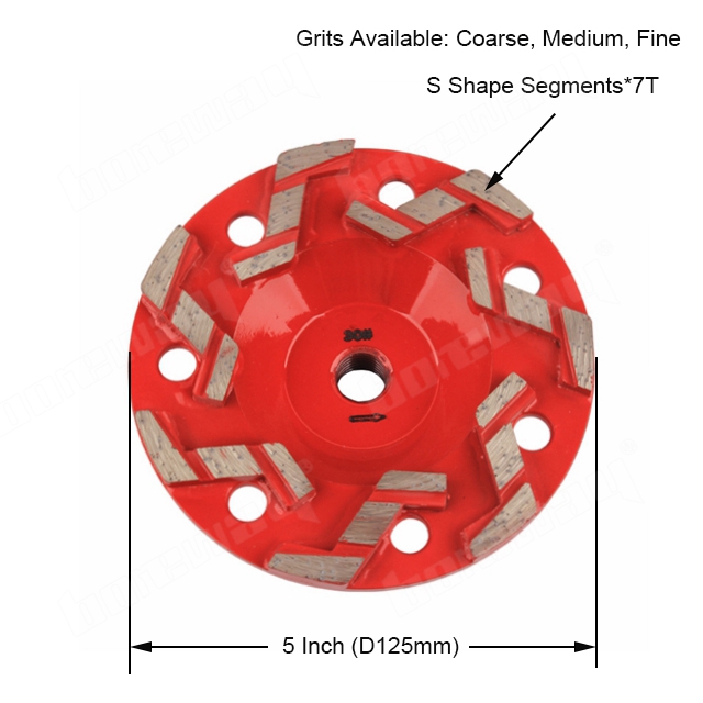 S Shape Segment Grinding Cup Wheel