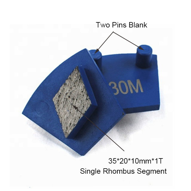 Single Segment Two Pins Grinding Shoes