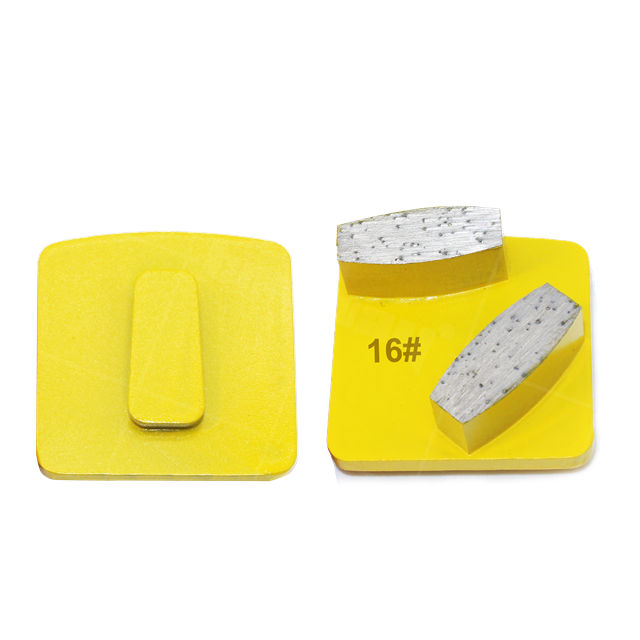 Unique Products Redi Lock Two Oval Segment Concrete Floor Grinding Bar Diamond Block Disc