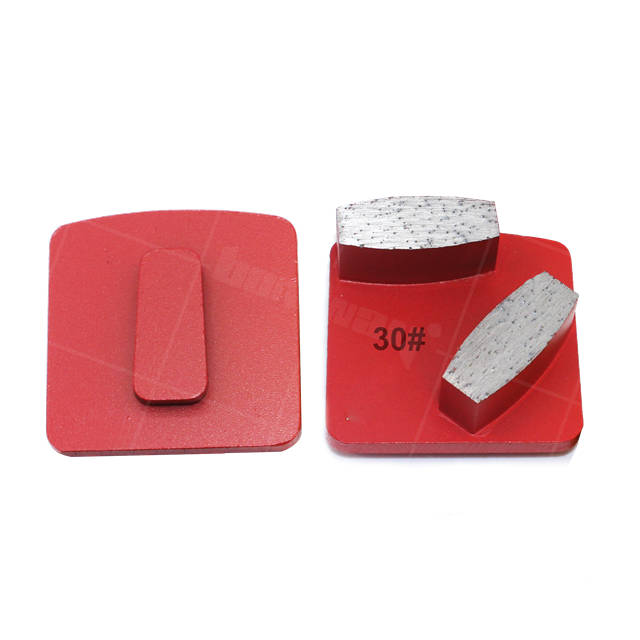 Unique Products Redi Lock Two Oval Segment Concrete Floor Grinding Bar Diamond Block Disc