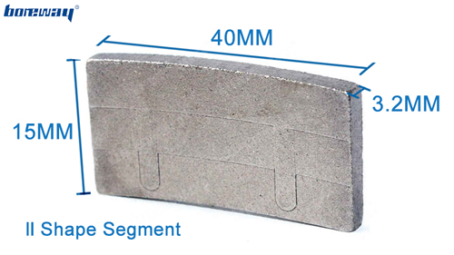 boreway factory price diamond saw blade segment