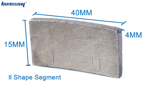 450mm diamond cutting tools blade segment